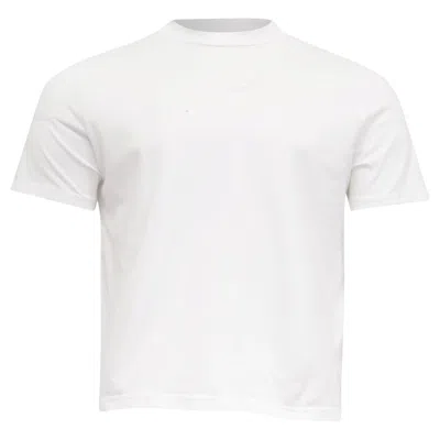 Pre-owned Jil Sander Round Neck T-shirt In White Cotton