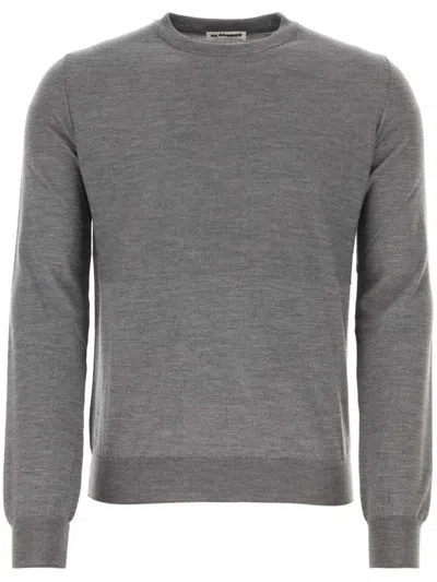 JIL SANDER ROUND-NECK VIRGIN WOOL SWEATER