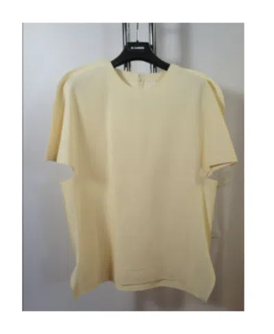 Jil Sander Round-necked T-shirt In Nude