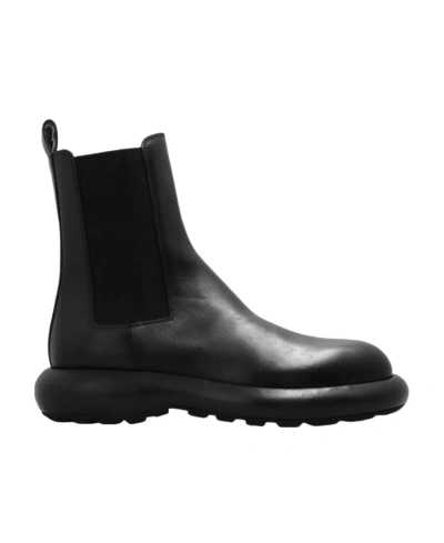 Jil Sander Cuscion Boots In Black