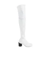 Jil Sander 60mm Block-heel Over-the-knee Boots In White