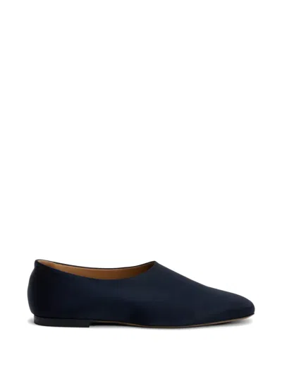 Jil Sander Round-toe Ballet Flats In Blue