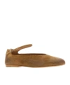 Jil Sander Elyss Buckle-fastening Ballet Flats In Animal Print