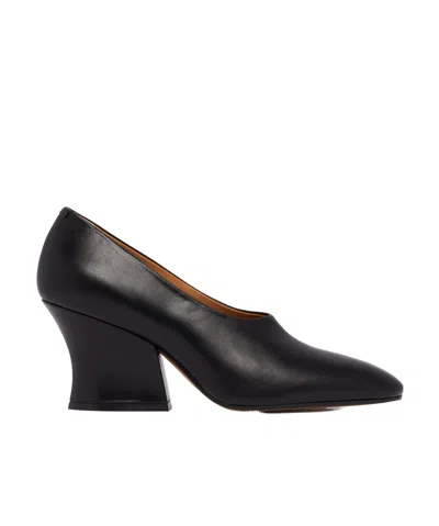 Jil Sander Heeled Pumps In Black