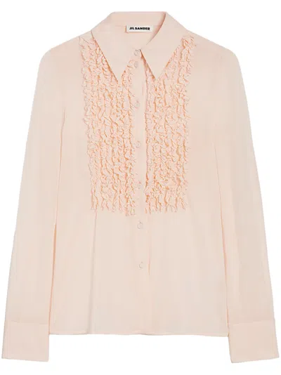 JIL SANDER RUFFLE SHIRT