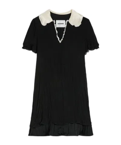 Jil Sander Ruffle-trim Mini Dress