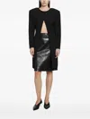 Jil Sander Sablé Cut-out Top In Black