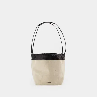 Jil Sander Dumpling Schultertasche -  - Leder - Beige