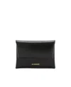 Jil Sander Saffiano-texture Wallet In Black