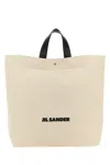 Jil Sander Sand Canvas Flat Shopping Bag