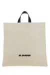Jil Sander Sand Canvas Handbag