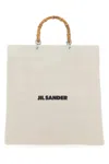Jil Sander Sand Canvas Handbag