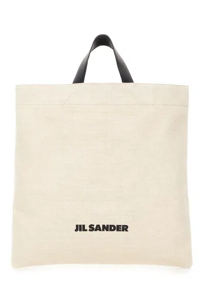 Jil Sander Tote Bag In Neutrals