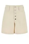 Jil Sander Sand Denim Bermuda Shorts In 280