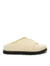 JIL SANDER CROSS BAND SANDALS