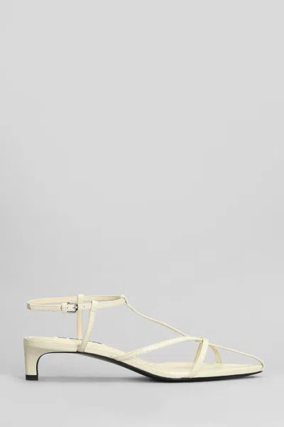 Jil Sander Sandals In Beige
