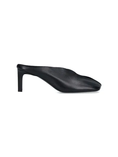 Jil Sander Heeled Pumps In Black