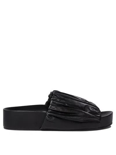 Jil Sander Sandals In Black