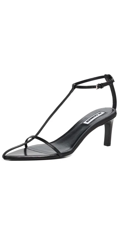 JIL SANDER SANDALS BLACK