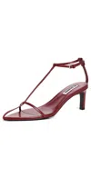 Jil Sander Sandals Chili Red In Chili Red