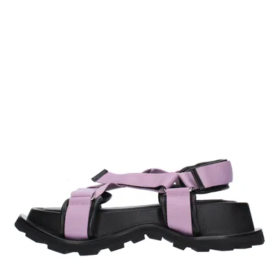 Jil Sander Sandals Lilac In Lilla Chiari E Naturali