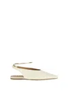 Jil Sander Women Ballet Slingbacks In White