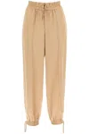 JIL SANDER SATIN DRAWSTRING trousers