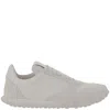 Jil Sander Satin-effect Nylon Sneakers With Suede Trim And Rubber Sole