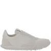 Jil Sander Satin-effect Nylon Sneakers With Suede Trim And Rubber Sole