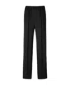Jil Sander Women's Satin Trousers In Black