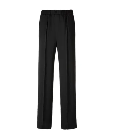 JIL SANDER JIL SANDER HIGH WAIST WIDE-LEG TROUSERS