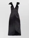 Jil Sander Black Satin Dress