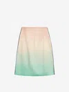 Jil Sander Fluid Satin Printed Skirt