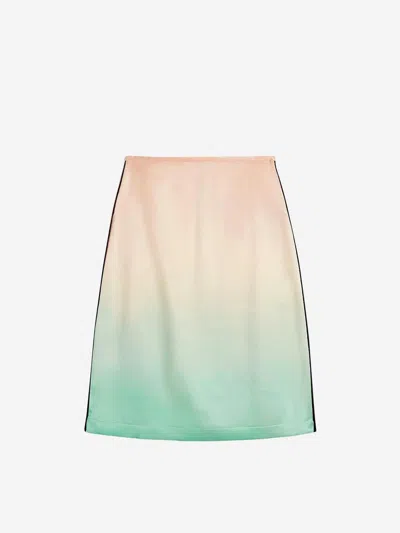 JIL SANDER JIL SANDER SATIN MIDI SKIRT