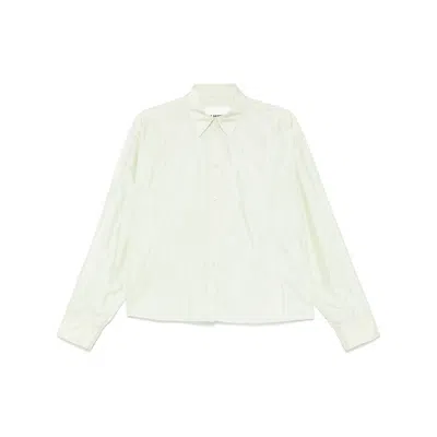 Jil Sander Satin Shirt In Neutral