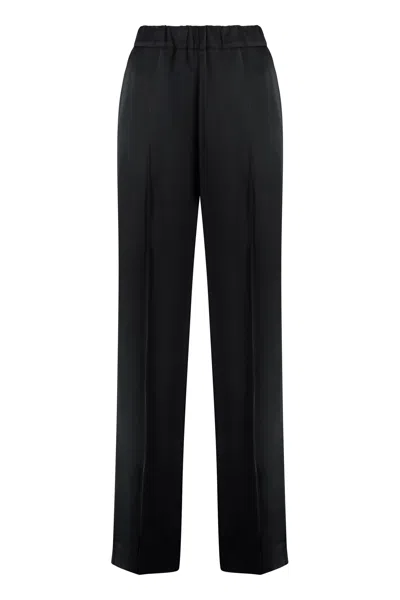 JIL SANDER SATIN TROUSERS
