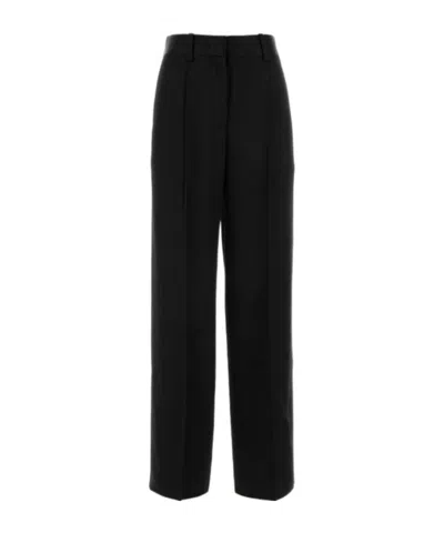 Jil Sander Casual Pants With Belt Loops In Black