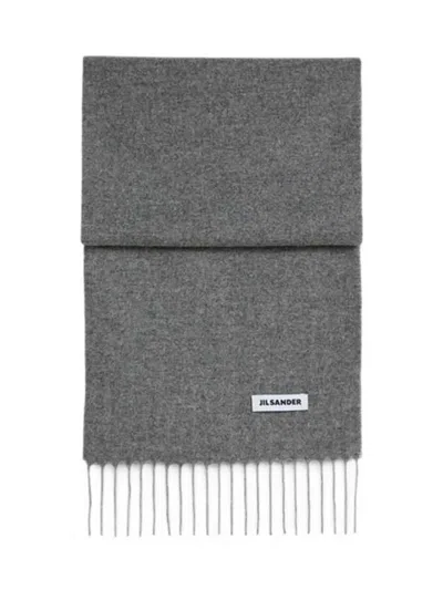 Jil Sander Scarf Men In Gray