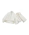 Jil Sander Scarf Quilted Down Jacket In White