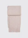 Jil Sander Logo-patch Knitted Scarf In Neutral