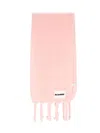 Jil Sander Fringed Scarf Soft Texture In Pink