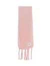 Jil Sander Mohair And Wool Blend Scarf In Pink
