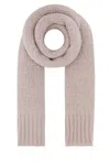 Jil Sander Soft Mohair Blend Scarf With Knit Texture In Pink