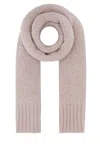 Jil Sander Soft Mohair Blend Scarf With Knit Texture In Pink