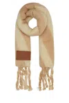 Jil Sander Women Embroidered Mohair Blend Scarf In Printed