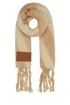 Jil Sander Women Embroidered Mohair Blend Scarf In Printed