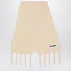 Jil Sander Pale Pink Mohair Blend Scarf Women In Pink