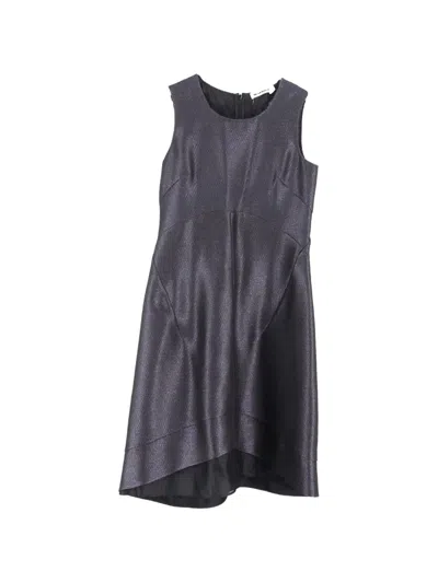 Pre-owned Jil Sander Scoop-neck Dress In Gray