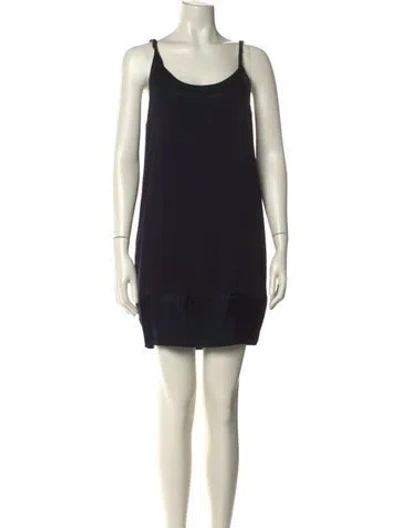 Pre-owned Jil Sander Scoop Neck Mini Dress