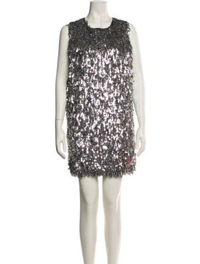 Pre-owned Jil Sander Scoop Neck Mini Dress W/ Tags In White